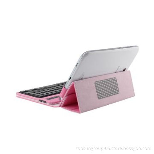 Wireless Bluetooth Keyboard Tablet Case, Universal, Four-fold, Dual System